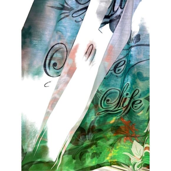 Tiki Palm Women’s Cover Up Dress SZ M - Picture 7 of 8